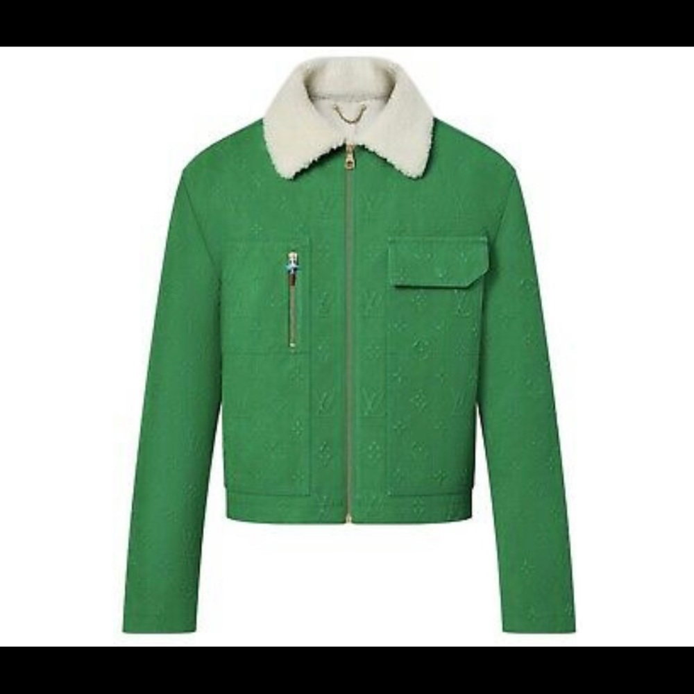 LV Monogram Workwear Denim Jacket XL